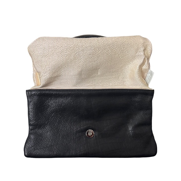 Lauren Merkin Black Leather Clutch - Picture 7 of 7